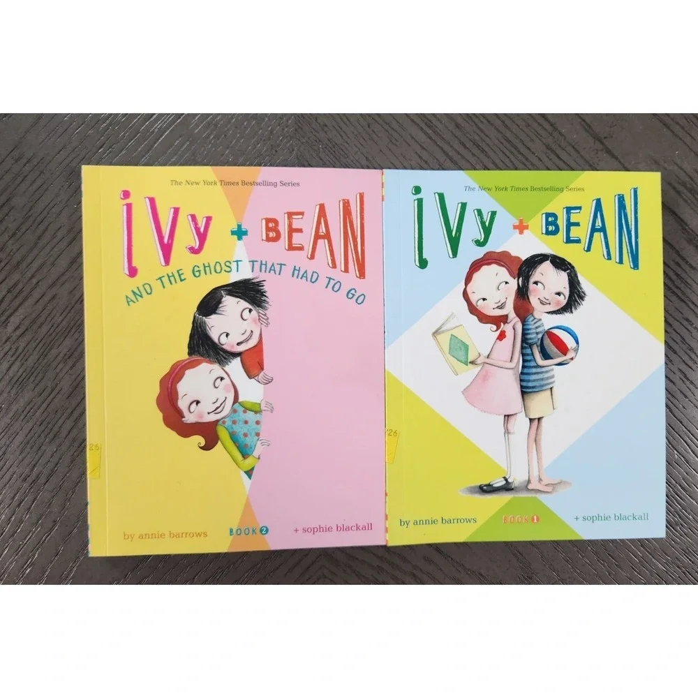 Ivy & Bean Books 1 & 2 Paperback Early Reader Chapter Book Lot